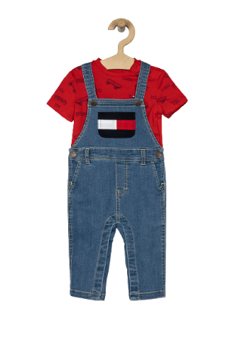 אוברול ג'ינס TOMMY H 0-2