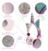 אוזניות לילדים - חד קרן