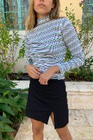 טופ דייגו פסים חצי גולף