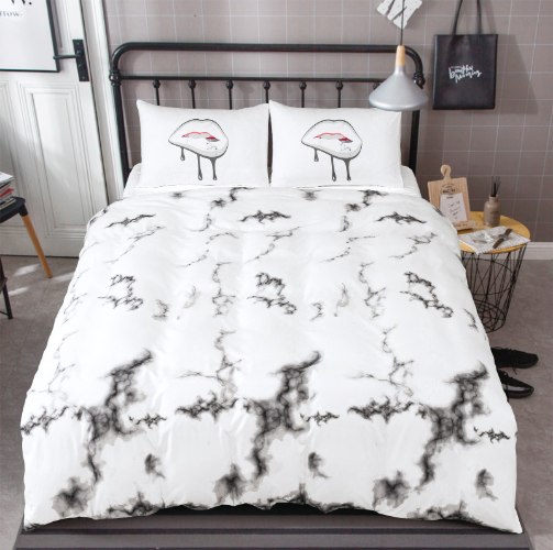 סט מצעים למיטה וחצי 120/200 דגם ליפס - 22274