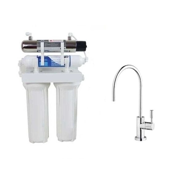 מריטל UV - מערכת טיהור מים 4 שלבים כולל מנורת UV