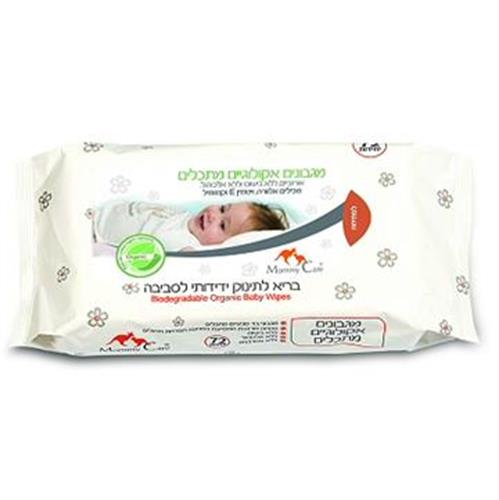 מאמי קר מגבונים אקולוגים מתכלים 72 יחידות