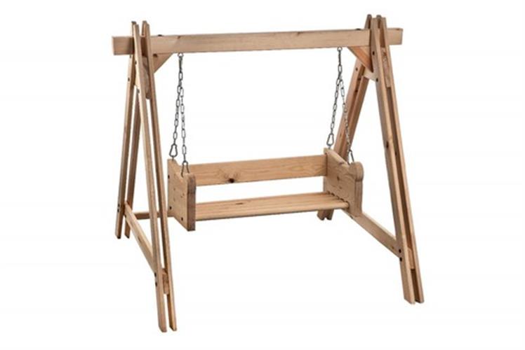 נדנדת ישיבה מעץ לילדים