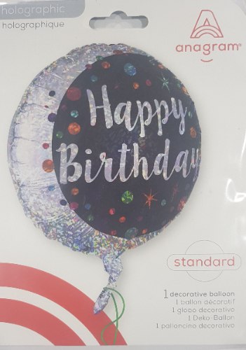 בלון הליום - יום הולדת שמח (מעגל)
