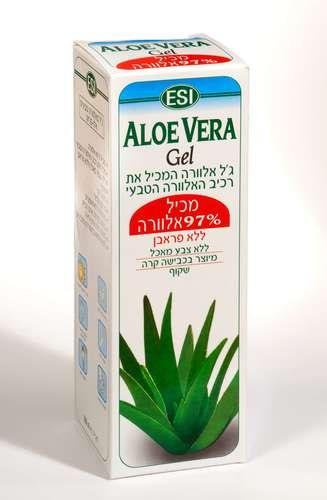 ג'ל אלוורה שקוף  % 99 ללא תוספת ריח 200 מל ESI