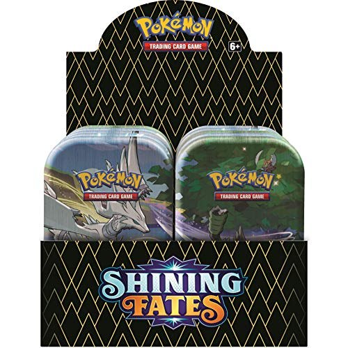 קלפי פוקימון סט 5 קופסאות פח Pokemon TCG Shining Fates Mini Tin