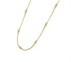 שרשרת כדורים מיוחדת מזהב 14 קרט