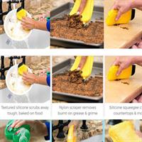 ספוג סיליקון רב תכליתי 3 ב 1