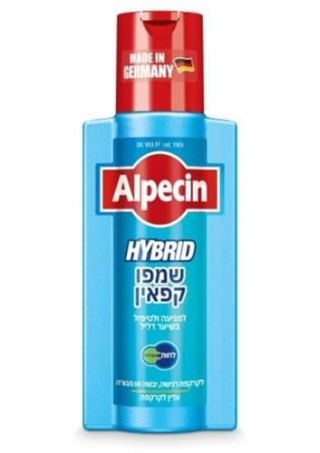 אלפסין שמפו קפאין היברידי 250 מ"ל Alpecin Hybrid למניעה ולטיפול בשיער דליל