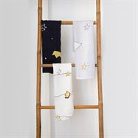 חיתול טטרא 100% במבוק  דגם - Black style