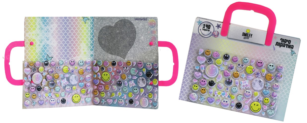 ערכת מדבקות- סמיילי