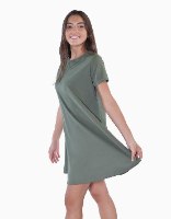 שמלה סקובה חלקה