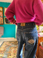 ג'ינס היפ הופ כחול מידה L/XL