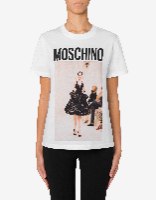 JERSEY T-SHIRT NO STRINGS ATTACHED Moschino