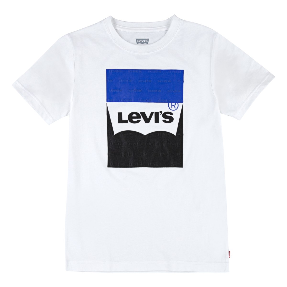 חולצת טישרט לוגו שחור כחול LEVIS