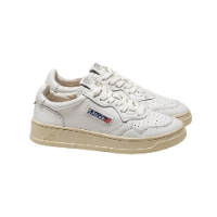 Autry Medalist Low All White Leather