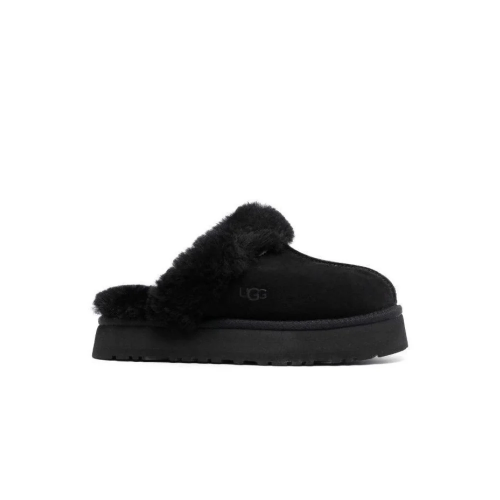 UGG Disquette suede slippers - black