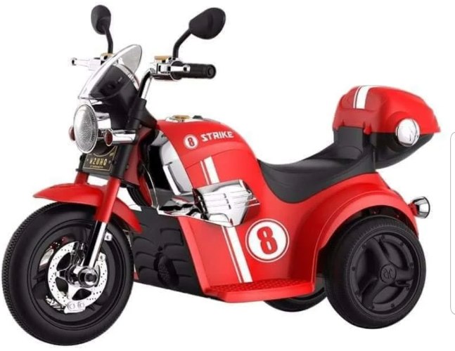 אופנוע רטרו אדום