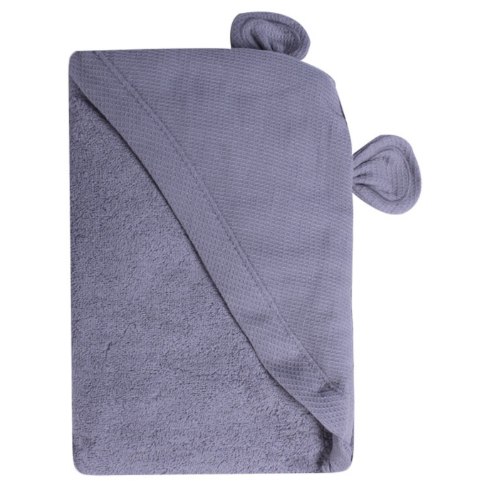 מגבת רחצה קפוצ'ון אוזני חיה דב אפור