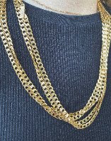 שרשרת גורמט פנצ'ר XL זהב