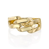 טבעת מונה זהב 14 קראט