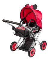 עגלה | עגלת בובה איכותית - 3 ב- 1 | מיני מאוס | DISNEY | MINNEY MOUSE