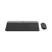 סט מקלדת ועכבר בצבע שחור Logitech Slim Combo MK470