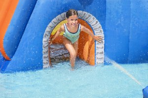 מתקן קפיצה מתנפח פארק מים מסלול מירוצים + כדורסל בסטוואיי BESTWAY 53377 - קפיץ קפוץ