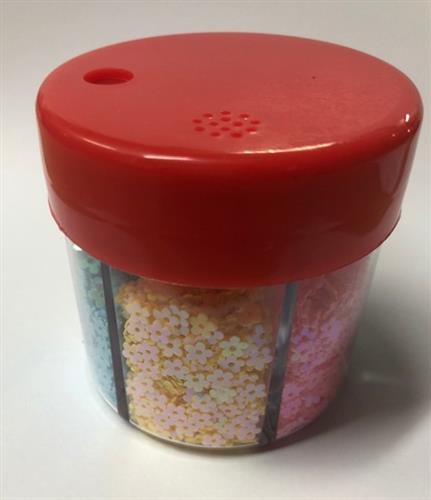 מלחיית פייטים פרחים - 6 צבעים