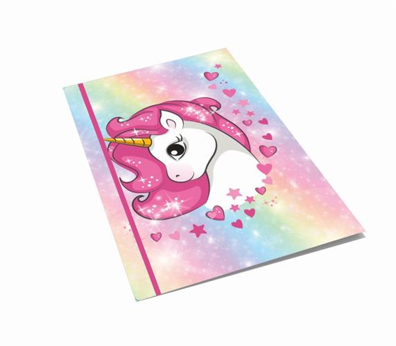 "חד קרן תיקיית גומי"