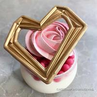 תבנית לב דגם אליס ליצירה | לב אליס| מסגרת לב אליס לטו' באב| עוגה רומנטית טו' באב חדש מאתי דבש