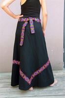 חצאית וינטג' מקסי בסגנון אתני מידה L