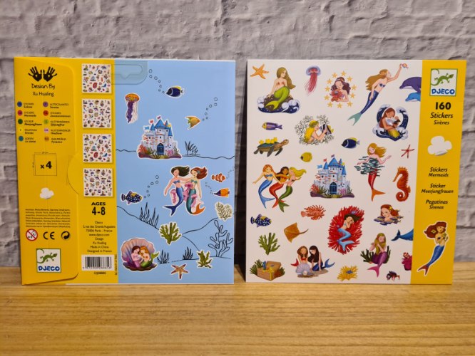 יצירה 160 מדבקות - בנות הים