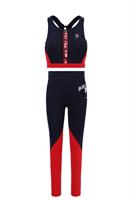 טופ אקטיב FILA נשים כחול אדום