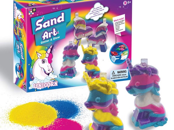 ערכת יצירה בחול חד קרןק