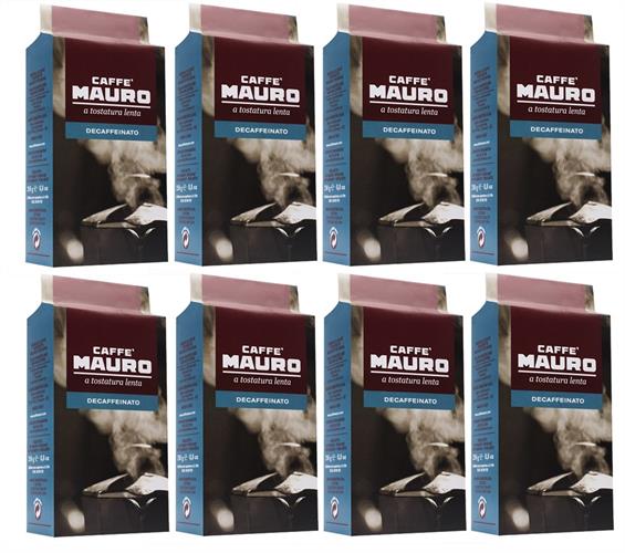 8 אריזות קפה מאורו נטול - 250 גרם טחון בואקום