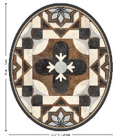 עיצוב איזור האסלה – מדבקה (39 ₪) שטיחון (88 ₪) סט (119 ₪) טמפלר TIVA DESIGN