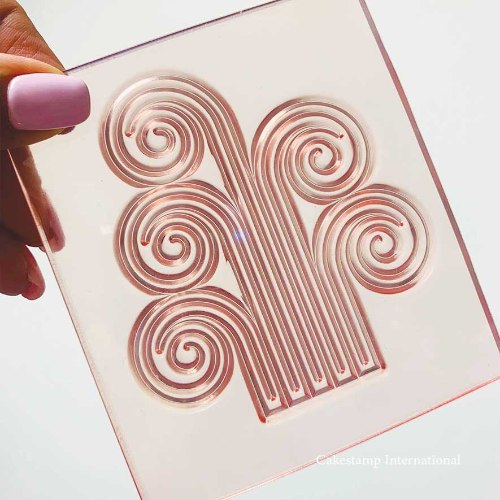 תבנית  קישוט מזרקה סיומת לקשת| קשת ליצירה בשוקולד | תבנית קשת לעוגות מהאגדות חדש אתי דבש