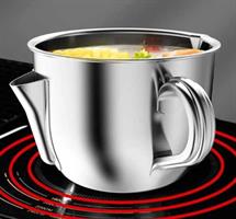 סיר נירוסטה מסנן שמן