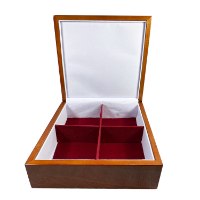 קופסת תכשיטים עם הקדשה אישית. 18.5-18.5-7ס"מ