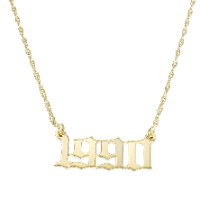 שרשרת מספרים כתב גוטי דגם LA223