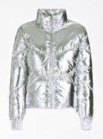 מעיל מבריק GUESS כסוף