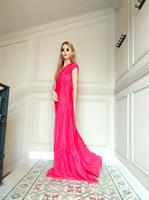 שמלת DANA אדום פליסה