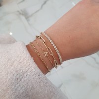 צמיד טניס יהלומים לבנים 4.70 קראט