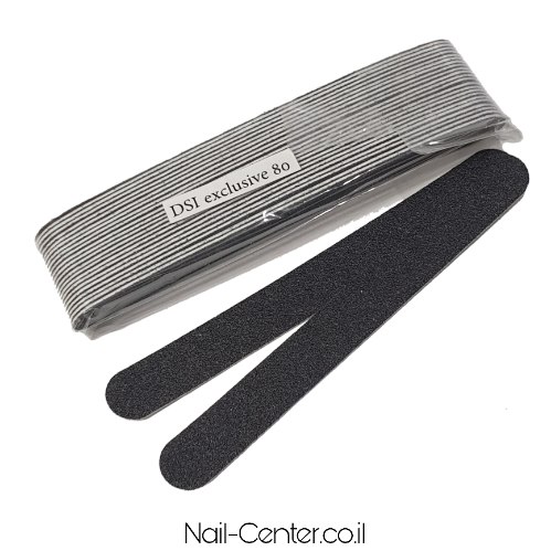 מדבקות שיוף שחור לפצירה מתכת (#80)