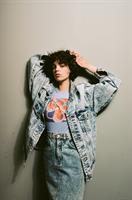 ג'קט ג'ינס אסיד ווש מידה XXL