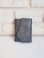 ארנק דמוי עור שחור לקה 4003