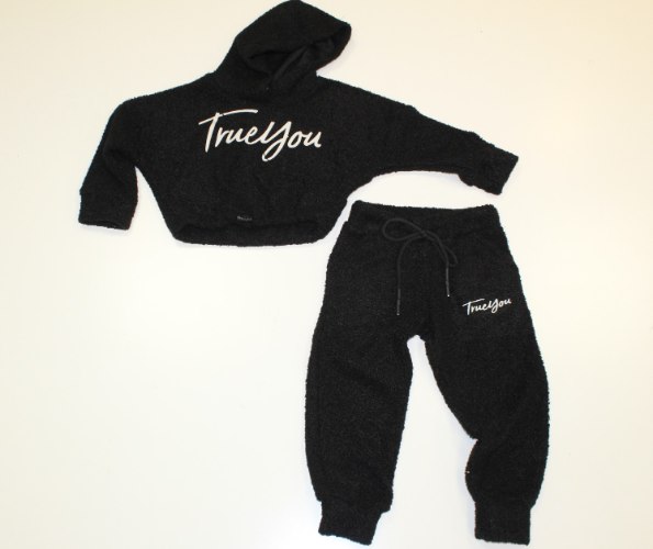 חליפת סריג נערות עיצוב צמר