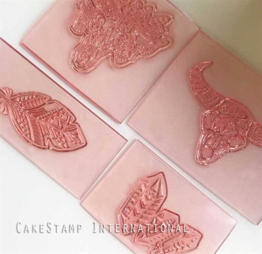 סט אינדיאני קלאסי - 4 חותמות