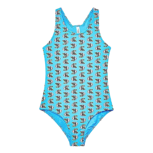 בגד ים שלם CK כחול 8-16